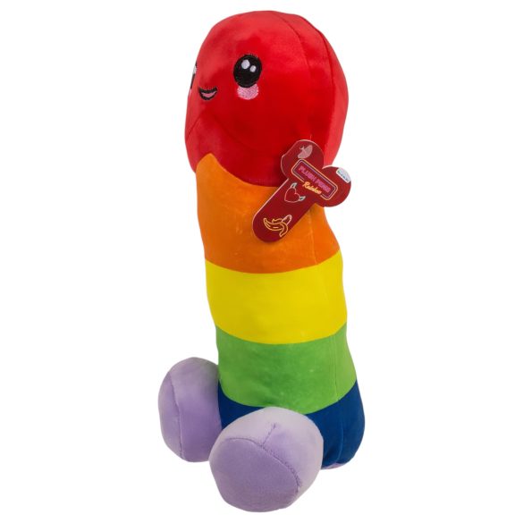Pluche penis knuffel - 30 cm - regenboog