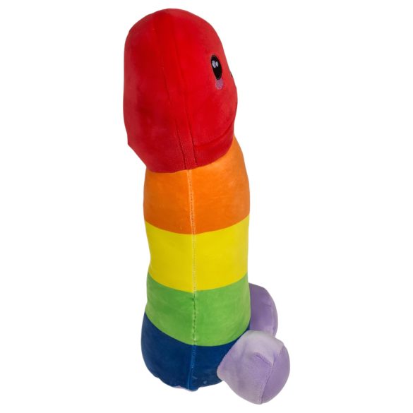 Pluche penis knuffel - 30 cm - regenboog
