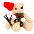 Bad Kitty - BDSM kerst knuffelbeer