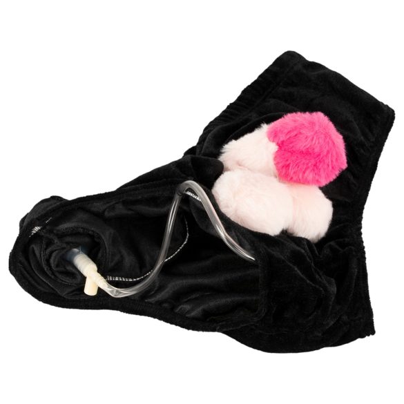 Opblaasbare slip met pomp (zwart)