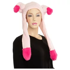 Grappige muts met bewegende oren - roze