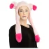 Grappige muts met bewegende oren - roze