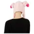 Grappige muts met bewegende oren - roze