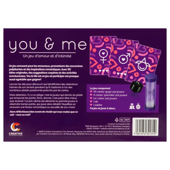 you & me - erotisch koppelspel (Frans)