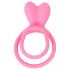 Pulselock Cocktura - penis- en ballenring met konijnenmotief (roze)