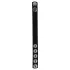 Pulselock Forge - verstelbare siliconen penisring met drukknoopsluiting (zwart) - 228 mm