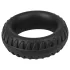 Pulselock Forge - siliconen penisring met bandenprofiel (zwart) - 35 mm
