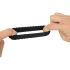 Pulselock Forge - siliconen penisring met bandenprofiel (zwart) - 35 mm