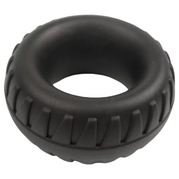 Pulselock Oak - extra dikke siliconen ballenring (zwart) - 40 mm