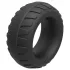 Pulselock Oak - extra dikke siliconen ballenring (zwart) - 40 mm