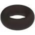 Pulselock Cocktura - gestippelde siliconen penisring (zwart) - 27 mm