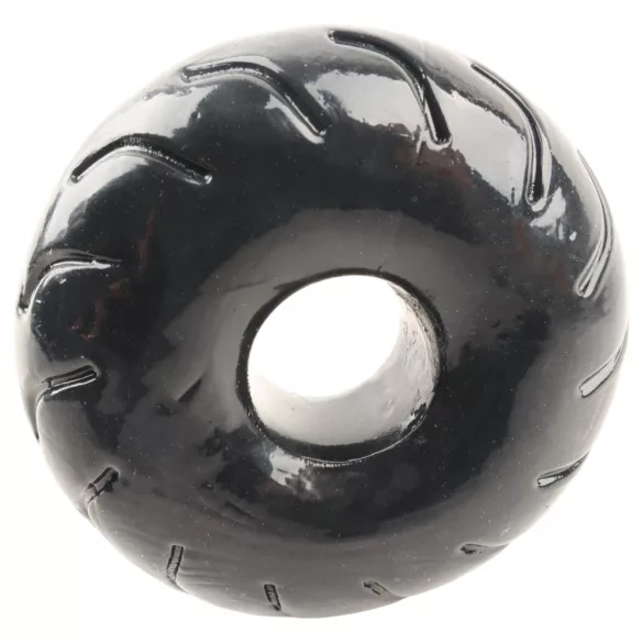 Pulselock Forge - TPE-penisring met zwart wielmotief (19 mm)