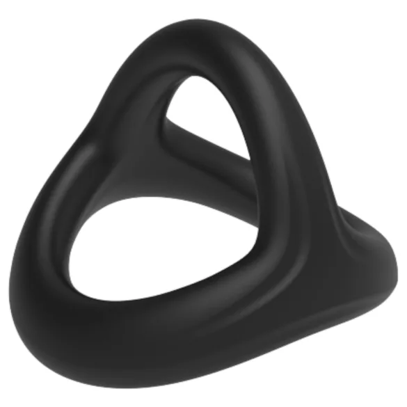 Pulselock Taur - Y-vormige penis- en teeltring (zwart) - S