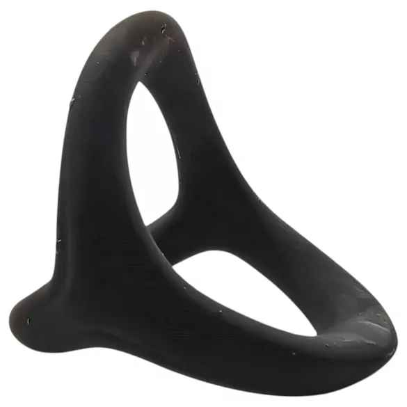 Pulselock Taur - Y-vormige penis- en teeltring (zwart) - S