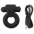 Pulselock Vantr - oplaadbare vibrerende penisring (zwart) - 25 mm