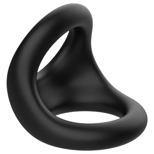 Pulselock Taur - gecontourde penis- en teeltring (zwart)