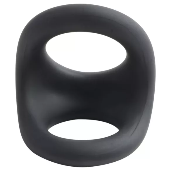 Pulselock Taur - gecontourde penis- en teeltring (zwart)