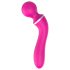 Lonely 2in1 - vibrator en massager - G-spot - 3 opzetstukken - roze