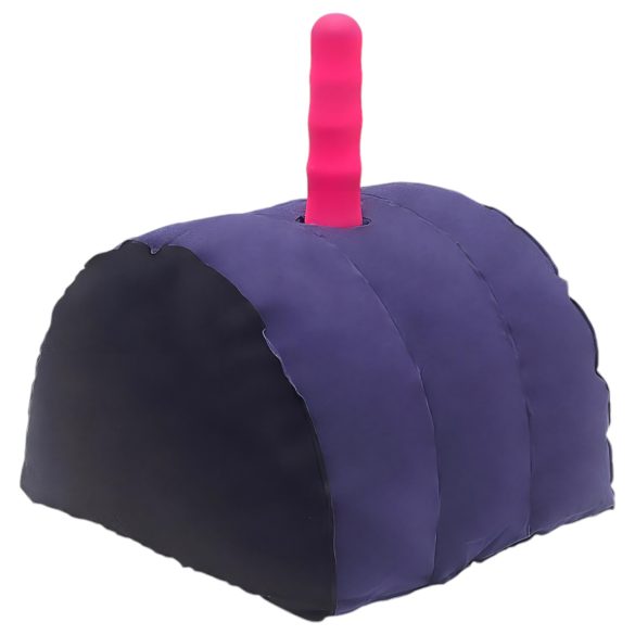Magic Pillow - Opblaasbaar sekspaar kussen - met dildo houder - paars