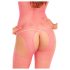 Rene Rofe - bodystocking netstof - roze - S-L