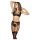 Mapalé - Lingerieset met jarretels (zwart) - M/L