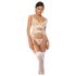 Mapalé - Jarreteltop en string (wit) - L