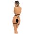 Rene Rofe Rassel Tassle - bodyharnas met string - zwart - S-L