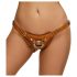 ZADO - leren harnas voor strap-on - bruin - L/XL