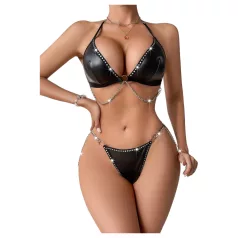 JSY 057 - erotisch lingeriesetje - zwart (L-XL)