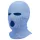 Balaclava - gebreide orale masker - 3 openingen - blauw