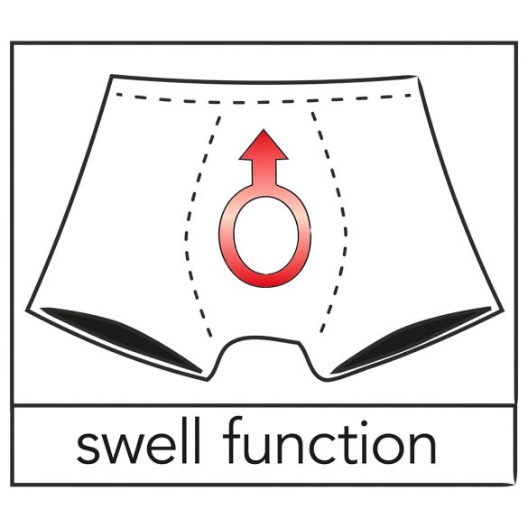 Afneembare herenstring (zwart) - XL