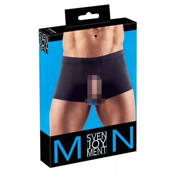 Svenjoyment - herenboxer - ultraglad - zwart - 2XL