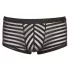 Mannenboxer - transparant - gestreept - zwart - L