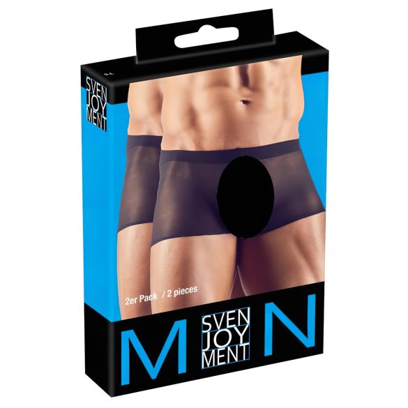 Svenjoyment - transparant boxerset - zwart - 2-delig - S-L