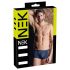 NEK - zwarte veters-net inzetstuk boxer (blauw) - M