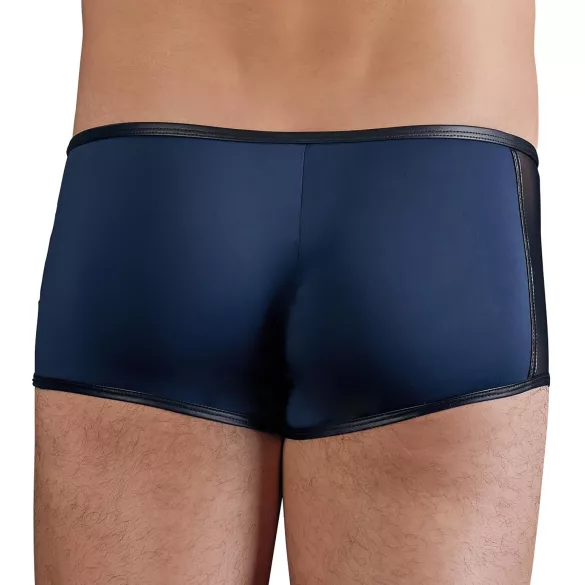 NEK - herenboxer - vetersluiting en netinzet - zwart/blauw - M