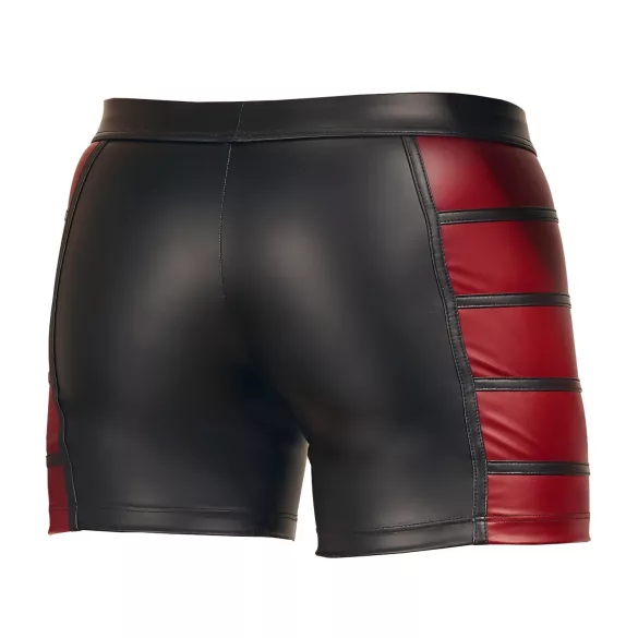 NEK - herenboxer met rits - rood inzetstuk - zwart