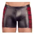NEK - herenboxer met rits - rood inzetstuk - zwart - M