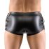 Svenjoyment - boxershort met zijkant vetersluiting - mat - zwart - XL