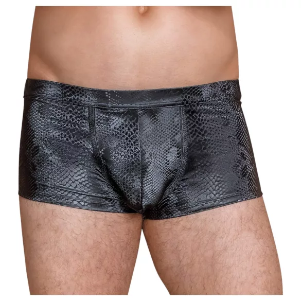 NEK - boxershort met slangenhuidmotief (zwart)