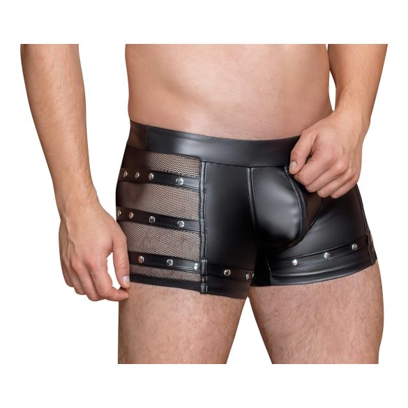 NEK - boxershort met studs en rits - zwart