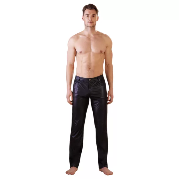 NEK - fetish legging - glanzend effect - zwart