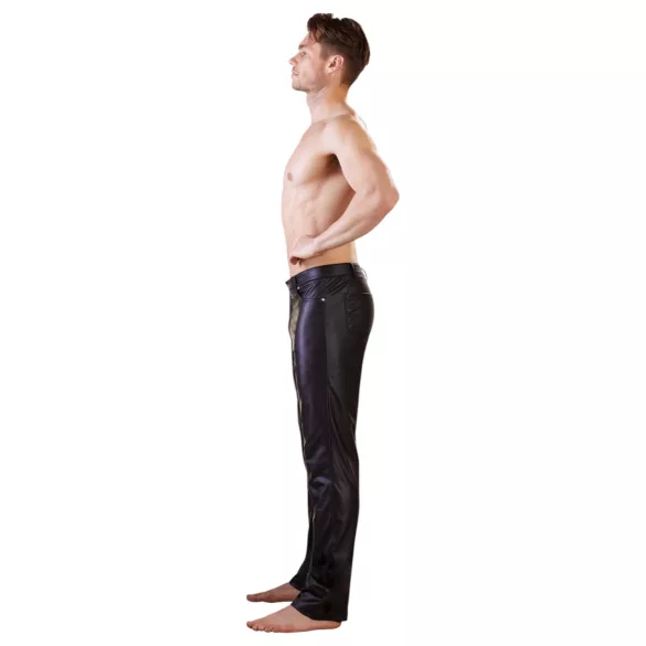 NEK - fetish legging - glanzend effect - zwart