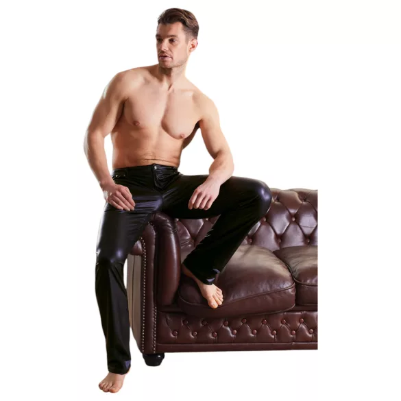 NEK - fetish legging - glanzend effect - zwart