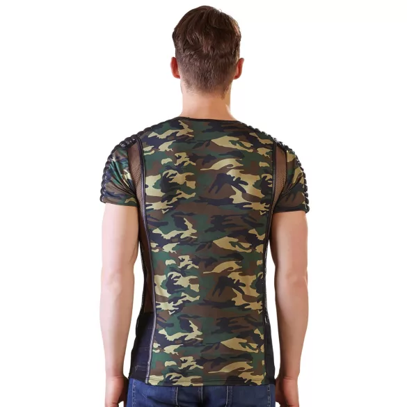 NEK - camouflage heren T-shirt (groen-bruin)