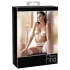 Abierta Fina - bh set - transparant kanten design - zwart - 85B/L