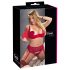 Cottelli Plus Size - lingerie set - verstelbaar - rood - 90E/XL