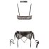 Cottelli Bondage - lingerie set - 5-delig - kant - zwart - XL