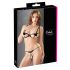 Cottelli - Glinsterend geborduurde bh-set (zwart) - M