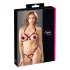 Cottelli - open bh set met metalen ringen - rood